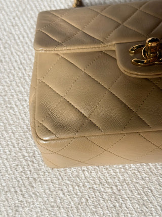 Chanel Timeless Mini Square Vintage Beige