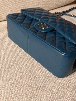 Chanel Timeless Jumbo Bleu Canard