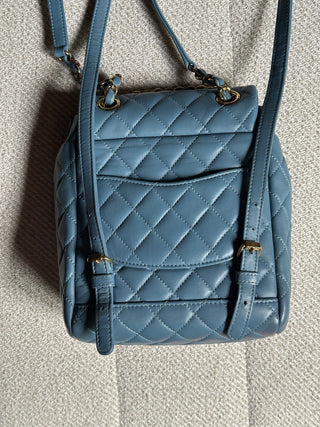 Chanel Sac à Dos Bleu