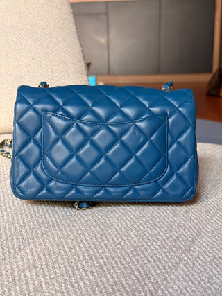 Chanel Timeless Mini Rectangle Bleu