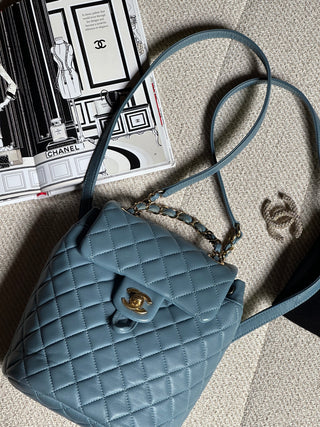 Chanel Sac à Dos Bleu