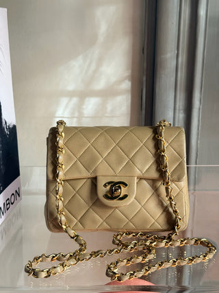 Chanel Timeless Mini Square Vintage Beige