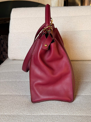Fendi Peekaboo Soft Large Bordeaux
