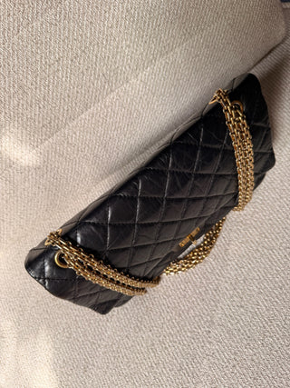 SOLD OUT - Chanel 2.55 Noir 28cm