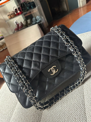 Chanel Jumbo Noir Caviar