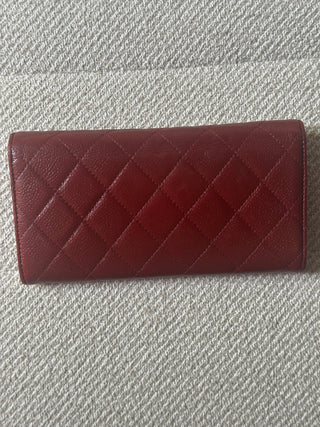 Chanel Porte Monnaie Rouge