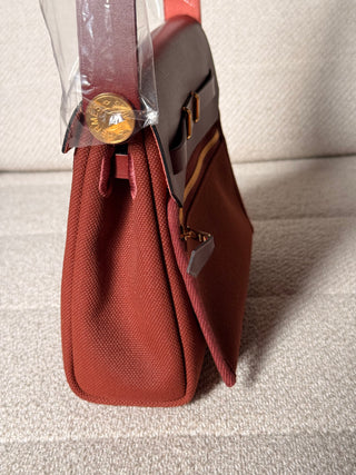 Hermès Herbag ZIP 20 Retourné Rouge H