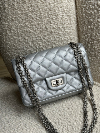 Chanel 2.55 Mini Silver