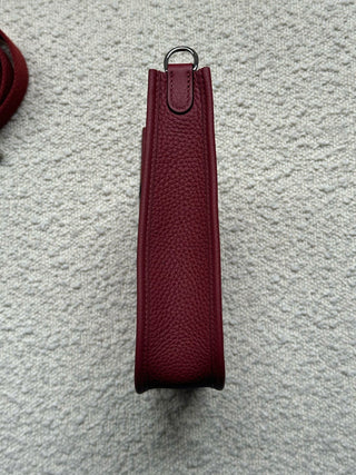 Hermès Mini Evelyne rouge H.