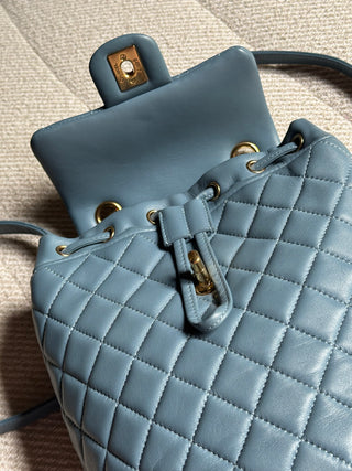 Chanel Sac à Dos Bleu