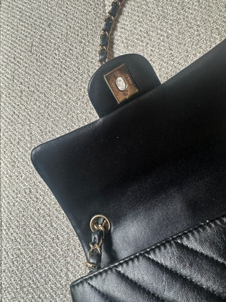 Chanel Timeless Mini Rectangle Chevron Noir