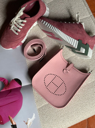 Hermès Mini Evelyne Rose Sakura