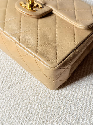Chanel Timeless Mini Square Vintage Beige