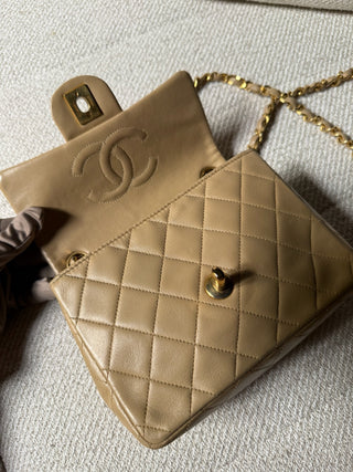 Chanel Timeless Mini Square Vintage Beige