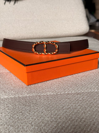 Hermès ceinture Maillon Torsade 24mm