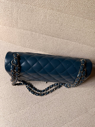 Chanel Timeless Jumbo Bleu Canard