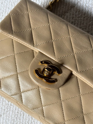 Chanel Timeless Mini Square Vintage Beige