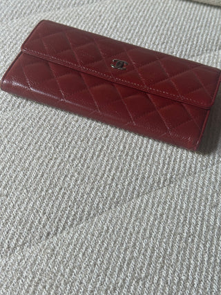 Chanel Porte Monnaie Rouge