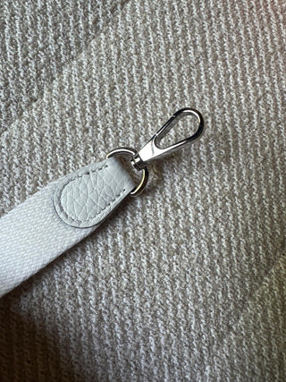 Hermès Mini Evelyne Blanc