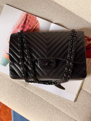 SOLD OUT - Chanel Timeless Jumbo So Black