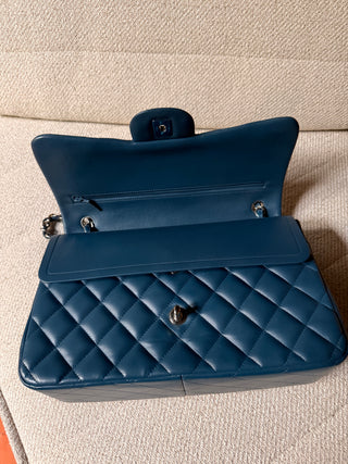 Chanel Timeless Jumbo Bleu Canard