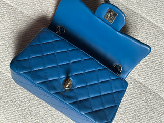 Chanel Mini Rectangle Bleu