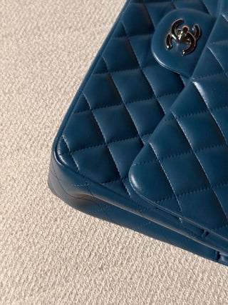 Chanel Timeless Jumbo Bleu Canard