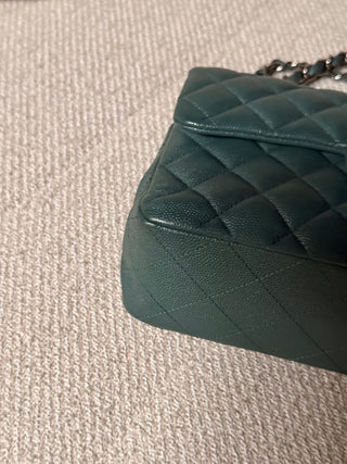 Chanel Timeless Vert Amande 22cm