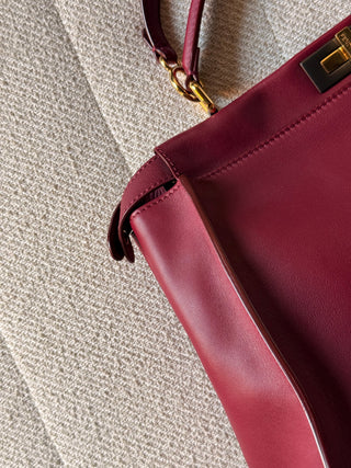 Fendi Peekaboo Soft Large Bordeaux