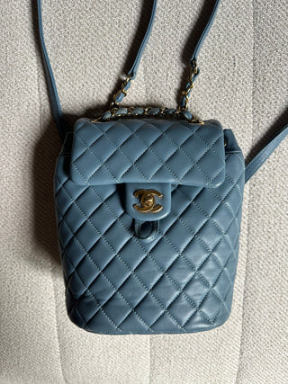 Chanel Sac à Dos Bleu