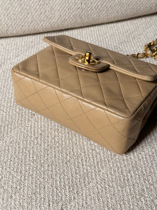 Chanel Timeless Mini Square Vintage Beige