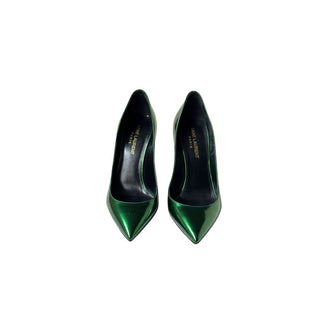 Saint Laurent Escarpins Vert