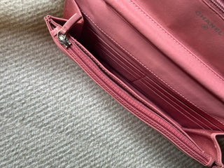 Chanel Wallet On Chain Rose