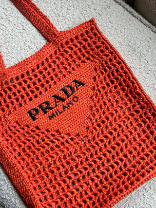 Prada Cabas en crochet