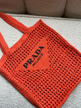 Prada Cabas en crochet