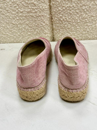 Espadrille en toile Chanel Rose