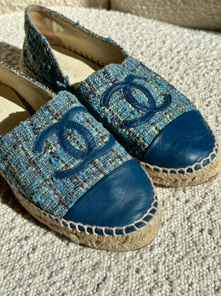 Espadrille en toile Chanel