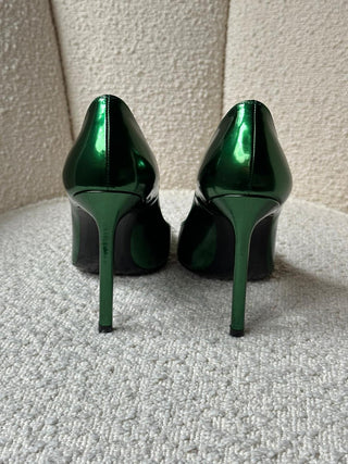 Saint Laurent Escarpins Vert