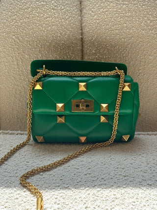 Valentino Garavani Roman Stud The Shoulder Vert