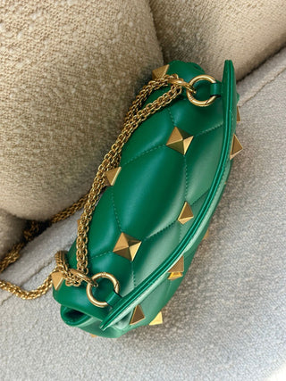 Valentino Garavani Roman Stud The Shoulder Vert