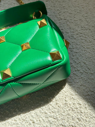 Valentino Garavani Roman Stud The Shoulder Vert