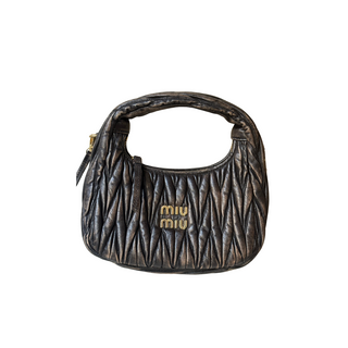 Miu Miu Sac Hobo Wander en cuir